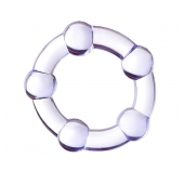 Фиолетовое эрекционное кольцо A-Toys - A-toys - в Подольске купить с доставкой