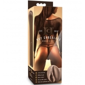 Коричневый мастубратор-вагина Nicole s Kitty - Blush Novelties - в Подольске купить с доставкой