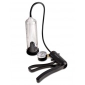Вакуумная мужская помпа с датчиком давления Pro-Gauge Power Pump - Pipedream - в Подольске купить с доставкой