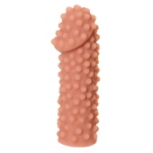 Телесная насадка на фаллос с бугорками KOKOS Extreme Sleeve 10 - 15,8 см. - KOKOS - в Подольске купить с доставкой