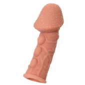 Насадка на фаллос с пузыриками, венками и ребристостью KOKOS Extreme Sleeve 09 - 12,7 см. - KOKOS - в Подольске купить с доставкой