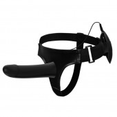 Полый страпон с вибрацией Vito - 17,3 см. - Baile - купить с доставкой в Подольске