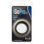 Черно-желтое силиконовое эрекционное кольцо Silicone Go Pro Cock Ring - Blush Novelties - в Подольске купить с доставкой