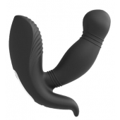 Черный вибромассажер простаты PROSTATE HERO - Dream Toys - в Подольске купить с доставкой