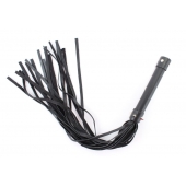 Черная длинная плеть с шипами - 55 см. - БДСМ Арсенал - купить с доставкой в Подольске