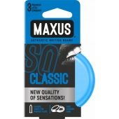Классические презервативы в железном кейсе MAXUS Classic - 3 шт. - Maxus - купить с доставкой в Подольске