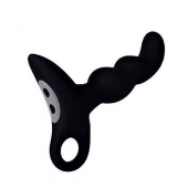 Черный силиконовый анальный вибромассажер-ёлочка Erokey - Erokay - в Подольске купить с доставкой