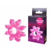 Розовое эрекционное кольцо Cockring star - Erowoman-Eroman - в Подольске купить с доставкой