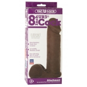 Насадка-реалистик Vac-U-Lock 8  ULTRASKYN Cock - 20,6 см. - Doc Johnson - купить с доставкой в Подольске