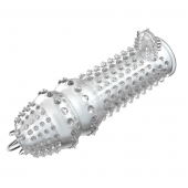 Закрытая прозрачная насадка Crystal sleeve - 14,2 см. - Erowoman-Eroman - в Подольске купить с доставкой