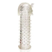 Закрытая прозрачная насадка на пенис Crystal Sleeve Faraon - 13,5 см. - Erowoman-Eroman - в Подольске купить с доставкой