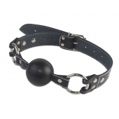 Кляп-шар классической формы и конструкции из натуральной кожи - Sitabella - купить с доставкой в Подольске