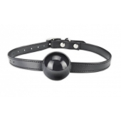 Кляп-шар из силикона с регулирующимся ремнем - Lux Fetish - купить с доставкой в Подольске