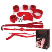 Пикантный красный набор БДСМ - Notabu - купить с доставкой в Подольске