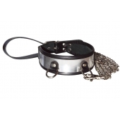 Стильный ошейник с металлическим блеском и поводком - Sitabella - купить с доставкой в Подольске