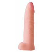 Телесная насадка на Harness с коннектором BLACK LINE - 18,5 см. - LOVETOY (А-Полимер) - купить с доставкой в Подольске