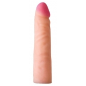 Телесная насадка на Harness с коннектором GREEN LINE - 17,5 см. - LOVETOY (А-Полимер) - купить с доставкой в Подольске