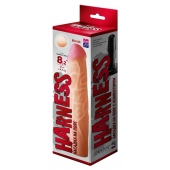 Телесная насадка на Harness с коннектором RED LINE  - 21 см. - LOVETOY (А-Полимер) - купить с доставкой в Подольске