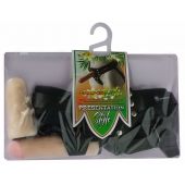 Черный пояс-трусики с двумя насадками  Экзотик-Linda  - 15,5 и 10,5 см. - LOVETOY (А-Полимер) - купить с доставкой в Подольске