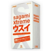 Ультратонкие презервативы Sagami Xtreme SUPERTHIN - 15 шт. - Sagami - купить с доставкой в Подольске