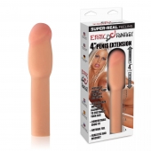 Телесная насадка для увеличения члена - 20 см. - Erotic Fantasy - в Подольске купить с доставкой