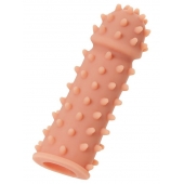 Телесная реалистичная насадка KOKOS Extreme Sleeve 03 с дополнительной стимуляцией - 12,7 см. - KOKOS - в Подольске купить с доставкой