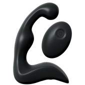 Черный вибромассажер простаты с пультом ДУ Control P-Spot Pro - Pipedream - в Подольске купить с доставкой