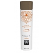 Массажное масло с ароматом апельсина с добавлением сандалового масла - 100 мл. - Shiatsu - купить с доставкой в Подольске