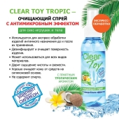 Очищающий спрей для игрушек CLEAR TOY Tropic - 100 мл. - Биоритм - купить с доставкой в Подольске