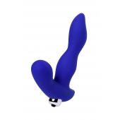 Синий силиконовый вибростимулятор простаты Stroman - 14,5 см. - ToyFa - в Подольске купить с доставкой