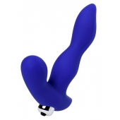 Синий силиконовый вибростимулятор простаты Stroman - 14,5 см. - ToyFa - в Подольске купить с доставкой