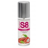 Смазка на водной основе S8 Flavored Lube со вкусом вишни - 125 мл. - Stimul8 - купить с доставкой в Подольске