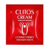 Пробник возбуждающего крема для женщин Clitos Cream - 1,5 гр. - Биоритм - купить с доставкой в Подольске
