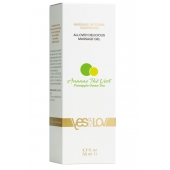 Универсальный массажный гель 3-в-1 Allover Delicious с ароматом ананаса и зеленого чая - 50 мл. - YESforLOV - купить с доставкой в Подольске