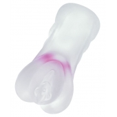 Прозрачный реалистичный мастурбатор Juicy Pussy Crystal Rose - ToyFa - в Подольске купить с доставкой