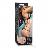 Телесный мастурбатор-ротик Angie - Blush Novelties - в Подольске купить с доставкой