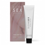 Лубрикант на водной основе Slow Sex Anal Play Gel - 30 мл. - Bijoux Indiscrets - купить с доставкой в Подольске