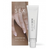 Гель для мастурбации с ароматом кокоса Slow Sex Finger Play Gel - 30 мл. - Bijoux Indiscrets - купить с доставкой в Подольске