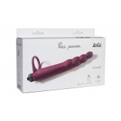 Бордовая вибронасадка для двойного проникновения Bramble - 16,5 см. - Lola Games - купить с доставкой в Подольске