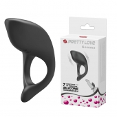 Черное перезаряжаемое эрекционное кольцо Gemma - Baile - в Подольске купить с доставкой