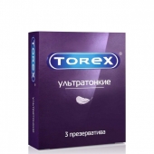 Презервативы Torex  Ультратонкие  - 3 шт. - Torex - купить с доставкой в Подольске