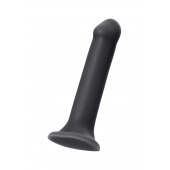 Черный фаллос на присоске Silicone Bendable Dildo XL - 20 см. - Strap-on-me - купить с доставкой в Подольске