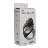 Черное эрекционное виброкольцо Pure Passion Midnight - Lola Games - в Подольске купить с доставкой