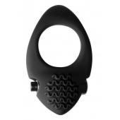 Черное эрекционное виброкольцо Pure Passion Midnight - Lola Games - в Подольске купить с доставкой