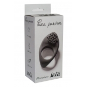 Черное эрекционное виброкольцо Pure Passion Moonshine - Lola Games - в Подольске купить с доставкой