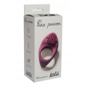 Бордовое эрекционное виброкольцо Pure Passion Moonshine - Lola Games - в Подольске купить с доставкой
