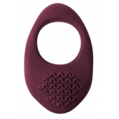 Бордовое эрекционное виброкольцо Pure Passion Moonshine - Lola Games - в Подольске купить с доставкой