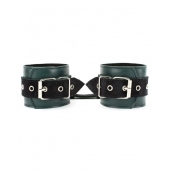 Изумрудные оковы на ноги Ladys Arsenal на карабинах - БДСМ Арсенал - купить с доставкой в Подольске