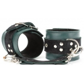 Изумрудные оковы на ноги Ladys Arsenal на карабинах - БДСМ Арсенал - купить с доставкой в Подольске