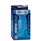 Синяя вакуумная помпа MENZSTUFF PENIS ENLARGER - Dream Toys - в Подольске купить с доставкой
